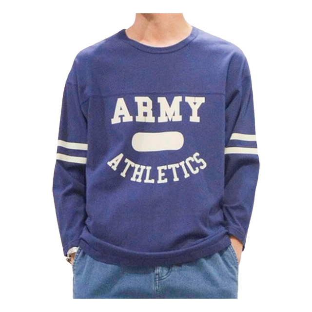 アメリカンフットボールTシャツ(ARMY) ネイビー JOHNBULL 50%OFF ￥7,150(税込)→￥3,575(税込)