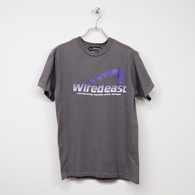 ワイヤーキャスト（Wiredeast）半袖プリントTシャツ Mサイズ コンディションC グレー 価格550円(税込)売切れ