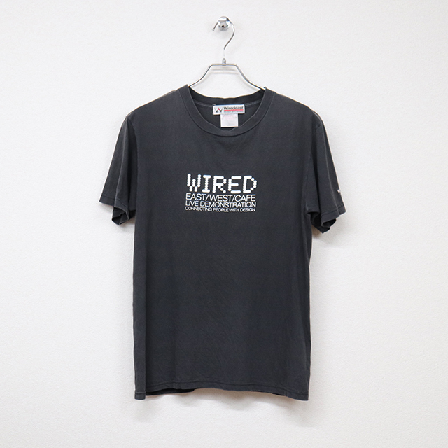 ワイヤーキャスト（Wiredeast）半袖プリントTシャツ Mサイズ コンディションC ブラック 価格550円(税込) 売切れ