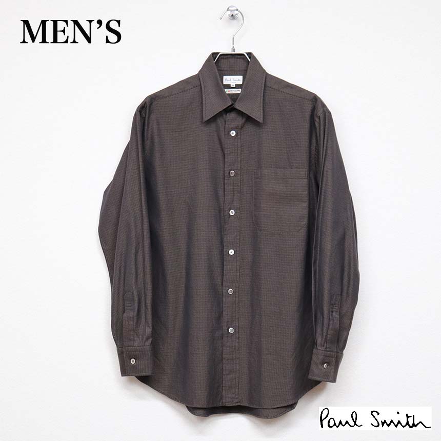 Paul Smith ポールスミス バスケットレギュラーシャツ Mサイズ コンディションA ブラウン ¥3,850 売切れ
