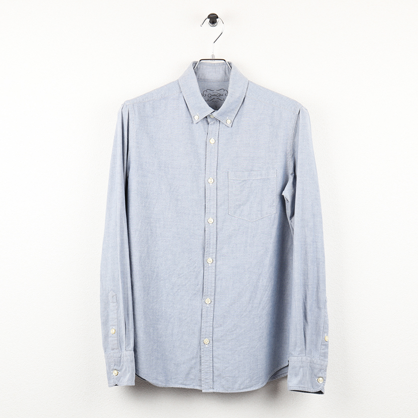 INCERTUS インケルトゥス メンズ 長袖オックスフォードボタンダウンシャツ Lサイズ（着用実感はMサイズの小さめです） ブルー 2,200円