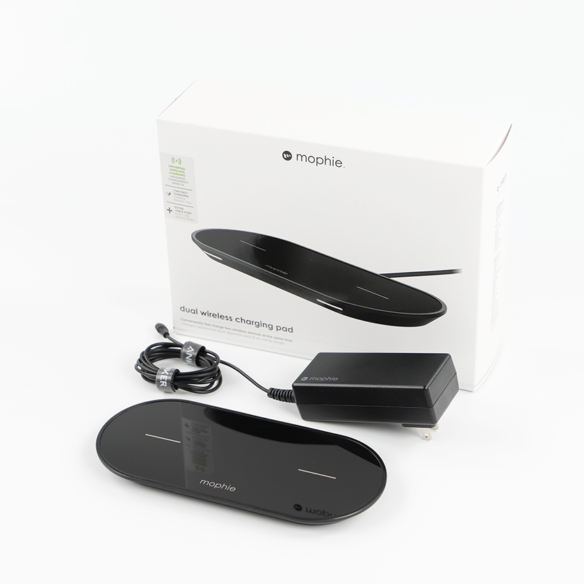 mophie dual wireless charging pad Qiワイヤレス充電台 ブラック  (2019年9月購入）ジャンク商品 1,100
