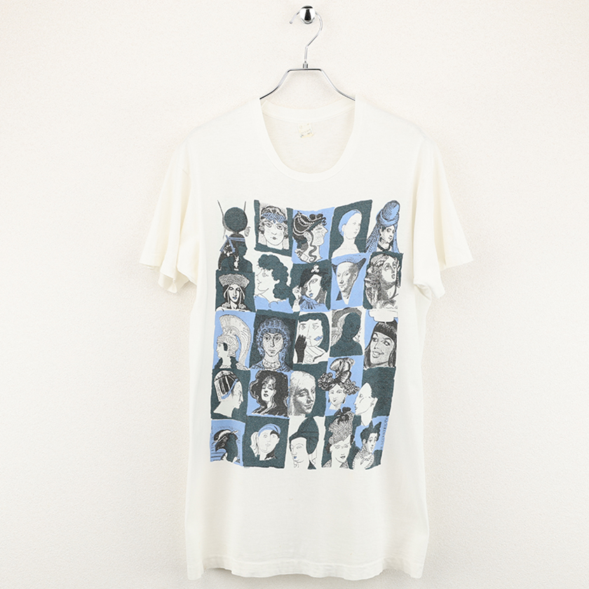90’s BEAMS ビームス インターナショナルギャラリー 半袖プリントTシャツ ホワイトベース Lサイズ ジャンク商品 2,420円