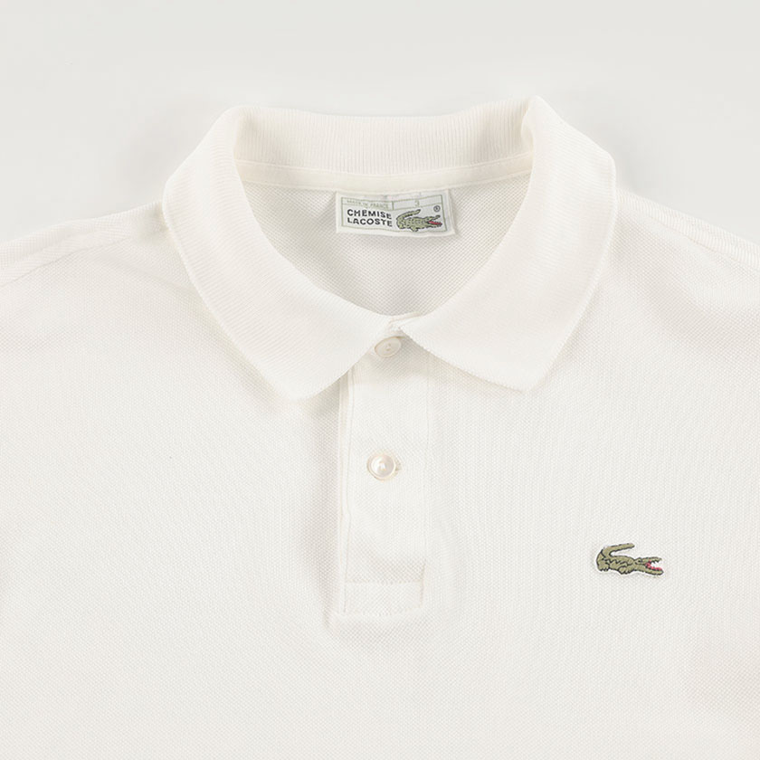 80s LACOSTE ラコステ 80年代タグ 半袖ポロシャツ フランス製 3サイズ ジャンク商品 5,500円 売切れ