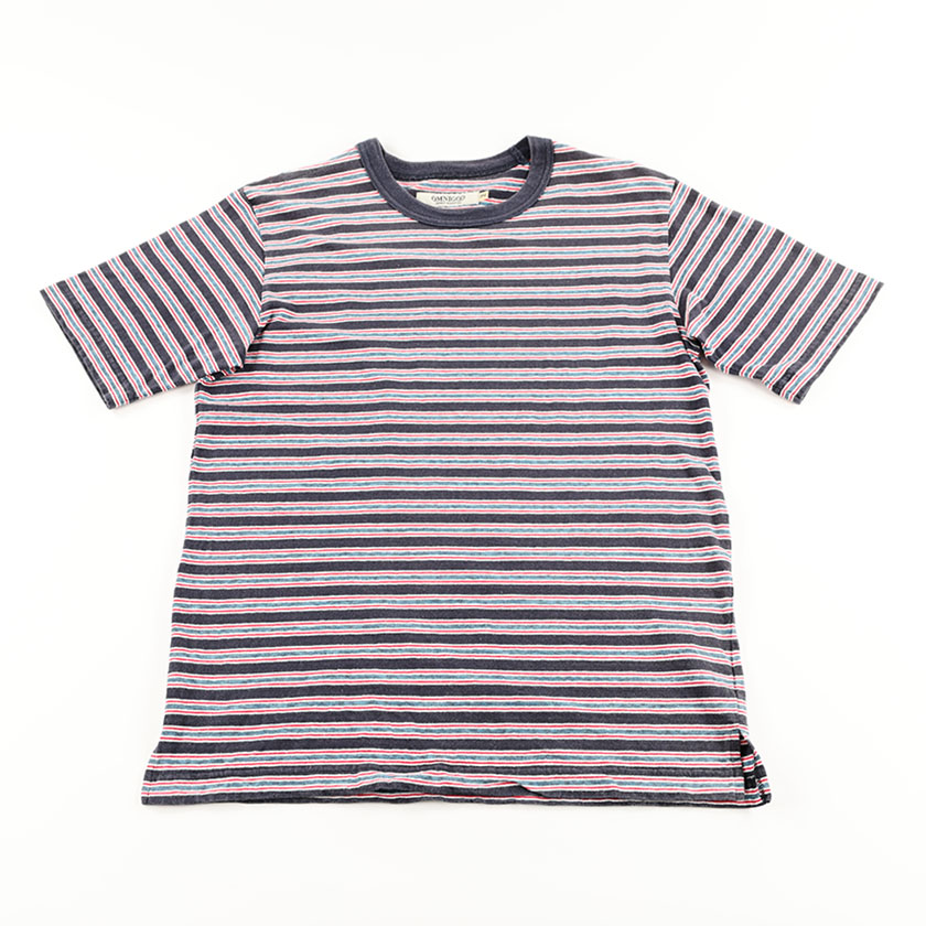 OMNIGOD オムニゴッド 半袖ボーダーTシャツ 59-416N  2(M)サイズ ネイビーベース 2019年モデル 3,300円