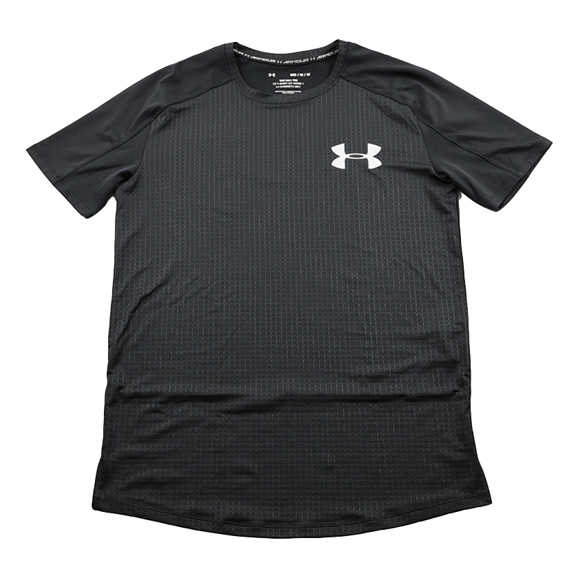 UNDER ARMOUR アンダーアーマー 半袖ラグラン切り替えTシャツ Mサイズ ブラック 2,200円