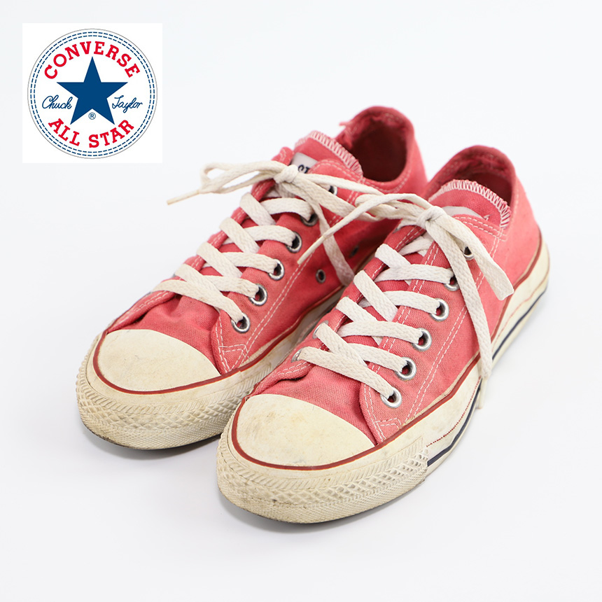 コンバース CONVERSE ALL STAR OX オールスター スニーカー アジア製 US6 レディース24.5cm ヴィンテージ ジャンク商品 2,750円 売切れ