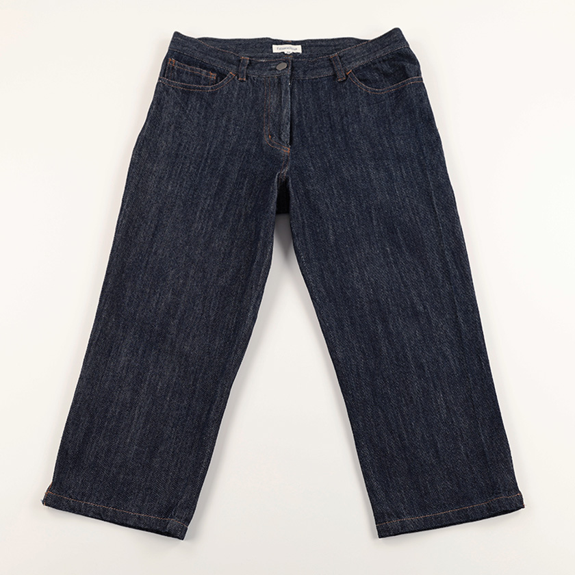 00’s FabianeRoux ファビアンルー レディース7分丈デニムパンツ 38(M)サイズ インディゴブルー（ジャンク商品）3,300円