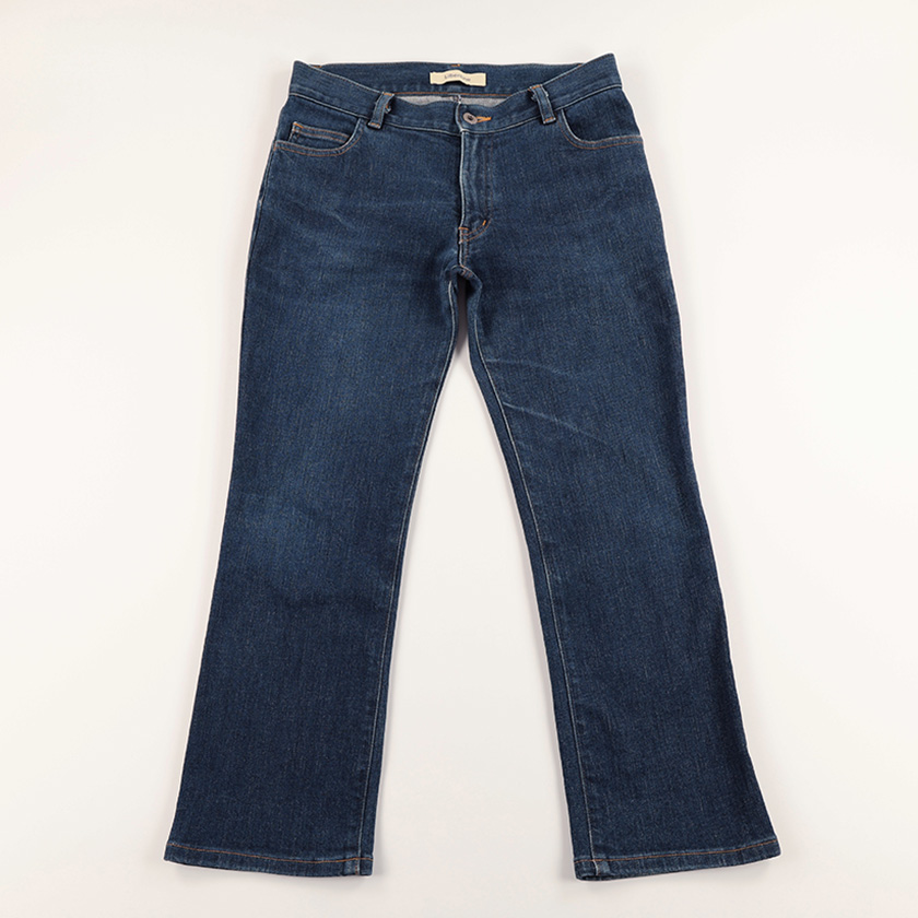 90’s Libertine リベルティンヌ レディースストレッチストレートデニムパンツ 2(M)サイズ インディゴブルー（ジャンク商品）3,300円