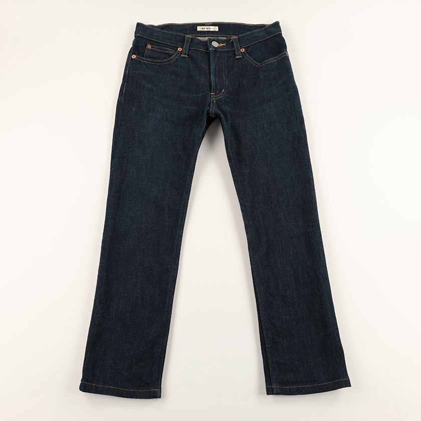 00’s MON AMI PIERLOT モナミピエルロ レディースストレッチストレートデニムパンツ T1(S)サイズ インディゴブルー（ジャンク商品）3,300円