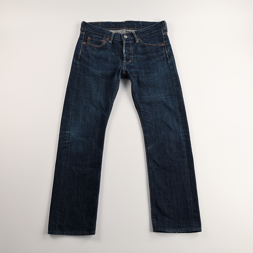 OMNIGOD オムニゴッド レディースタイトストレートデニムパンツ 2(M) インディゴブルー（ジャンク商品）4,400円