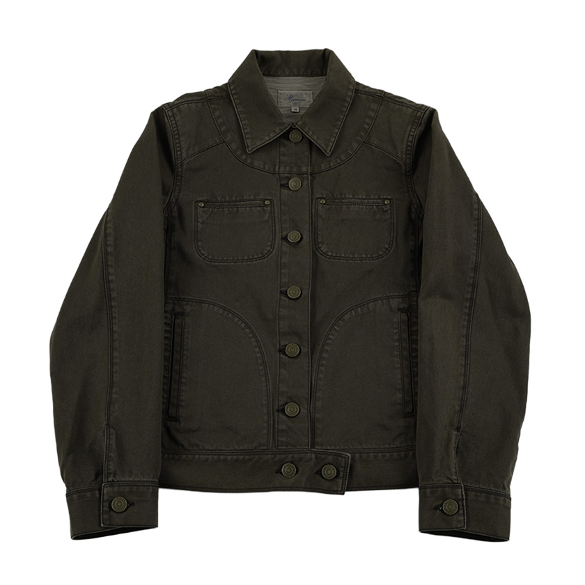00’s Harriss ハリス ジージャンタイプ 38(L) オリーブ（ジャンク商品）4,400円