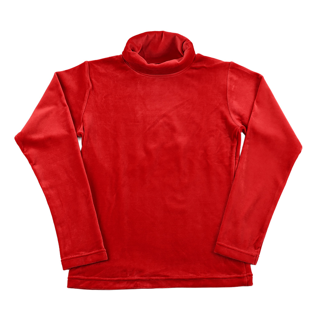 00’s H.RIPAS AUTHENTIC 別珍長袖タートルネックカットソー Mサイズ レッド（ジャンク商品）